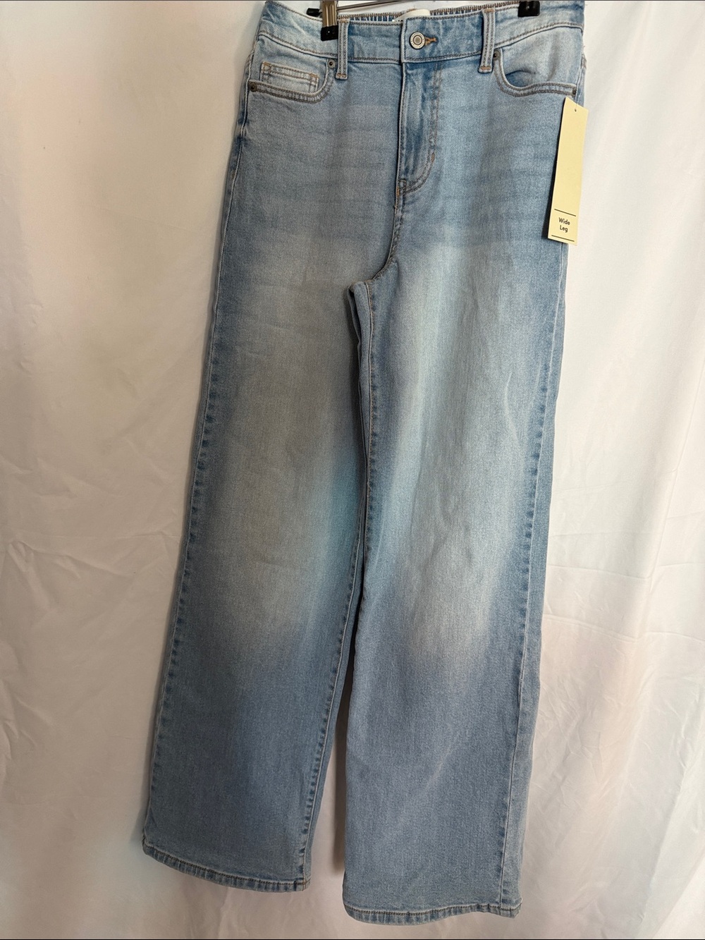 No Boundaries Light Wash Wide Leg Women’s Jeans - Light Blue XS